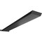 Ekena Millwork 2 1/2"W x 20"D Countertop Island Steel Heavy Duty Bracket w/ Flange, Powder Coated Black BKTM02X20IBPBL - alternate 1